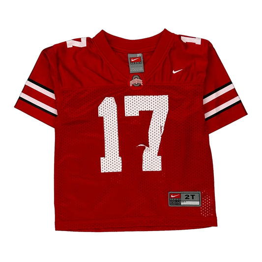 Ohio State Buckeyes, Age 2 Nike Football Sweatshirt - XS Red Polyester