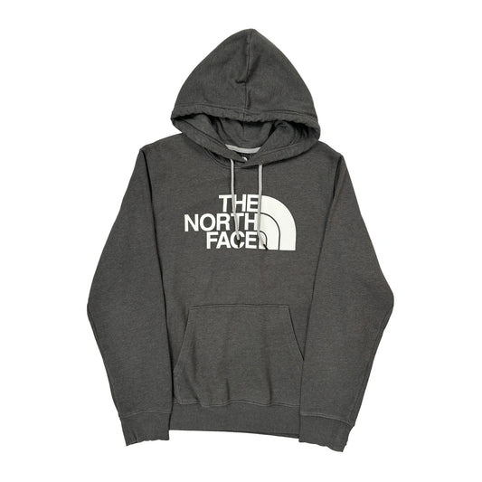 Vintage The North Face Hoodie - Large Grey Cotton