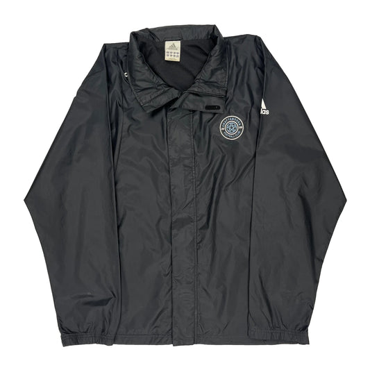 Vintage Adidas Windbreaker - XL Black Polyester