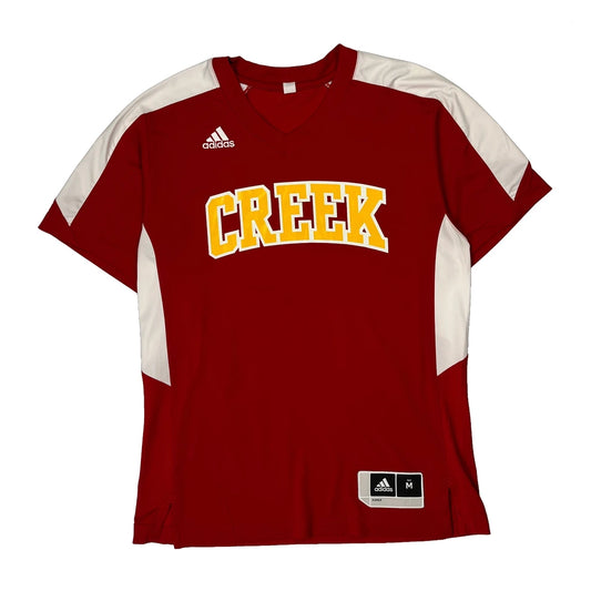 Vintage Creek Adidas Jersey - Medium Red Polyester