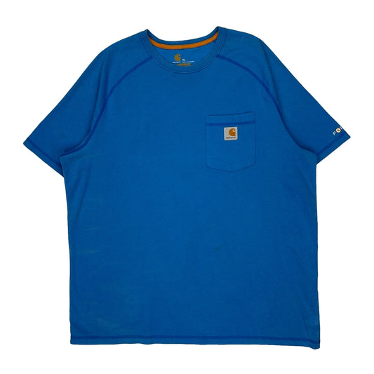 Carhartt T-Shirt - XL Blue Cotton