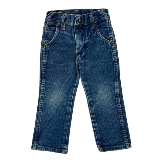 Age 3 Wrangler Slim Jeans - XS Blue Cotton