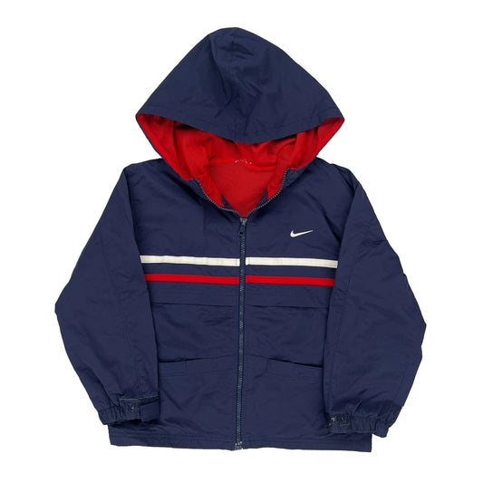 Age 6-7 Nike Windbreaker - Small Navy Polyester