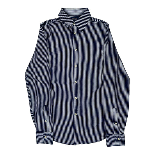 Polo By Ralph Lauren Striped Shirt - Large Blue Cotton