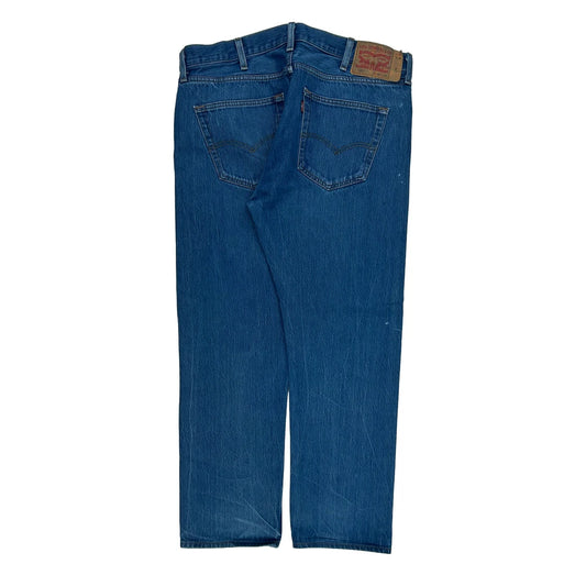 501 Levis Jeans - 36W 28L Blue Cotton