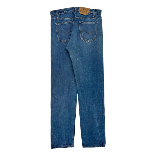 Orange Tab Levis Jeans - 32W 33L Blue Cotton