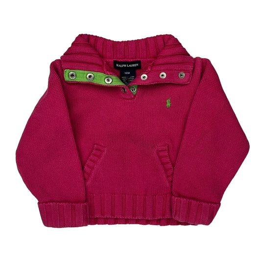 Age 18 Months Ralph Lauren Jumper - 2XS Pink Cotton