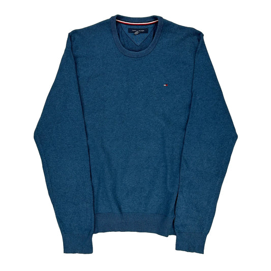 Tommy Hilfiger Jumper - Large Blue Cotton