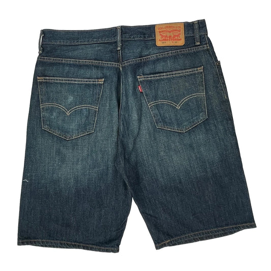 Levis Denim Shorts - 37W 10L Blue Denim