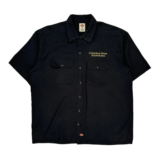 Columbus Brew Adventures Dickies Graphic Short Sleeve Shirt - XL Black Polyester Blend