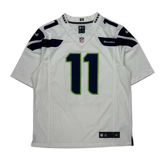 Vintage Seattle Seahawks Nike Nfl Jersey - Large White Polyester