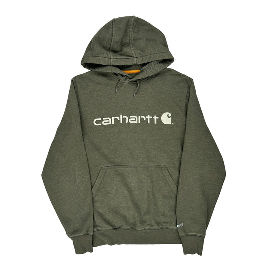Carhartt Hoodie - Small Grey Cotton Blend