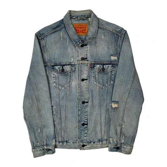 Vintage Levis Denim Jacket - XL Light Wash Denim
