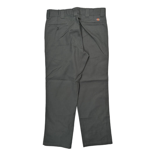 Dickies Trousers - 36W 32L Grey Polyester