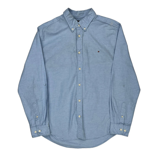 Tommy Hilfiger Shirt - Large Blue Cotton