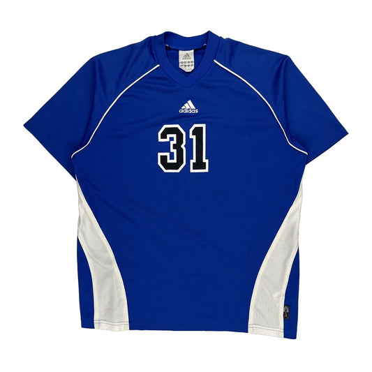 Windward Adidas Football Jersey - XL Blue Polyester