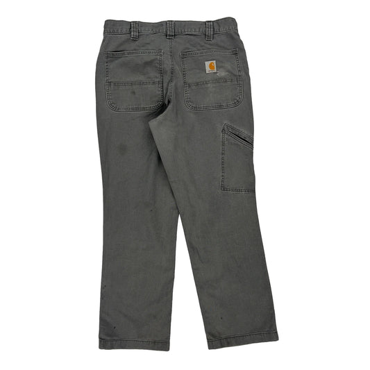 Carhartt Trousers - 30W 29L Grey Cotton Blend