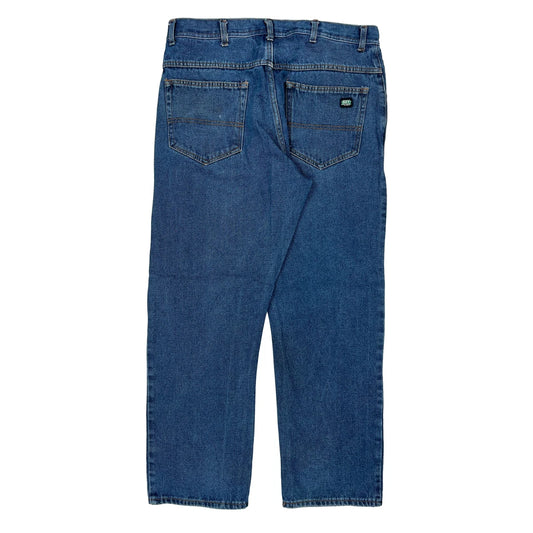 Lee Jeans - 34W 32L Blue Cotton Blend