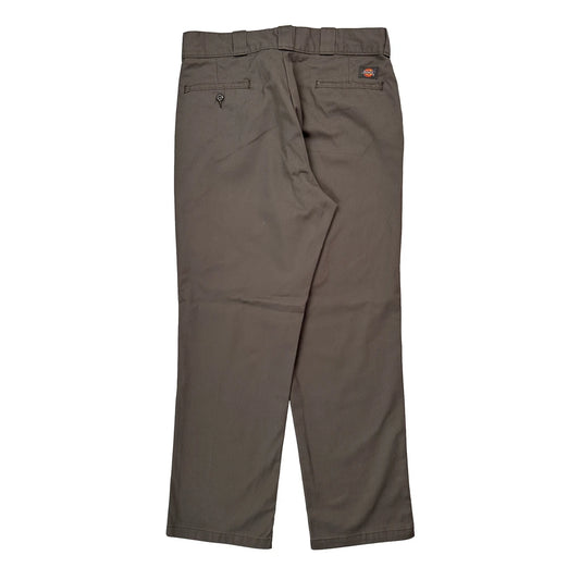 Dickies Trousers - 36W 32L Brown Cotton
