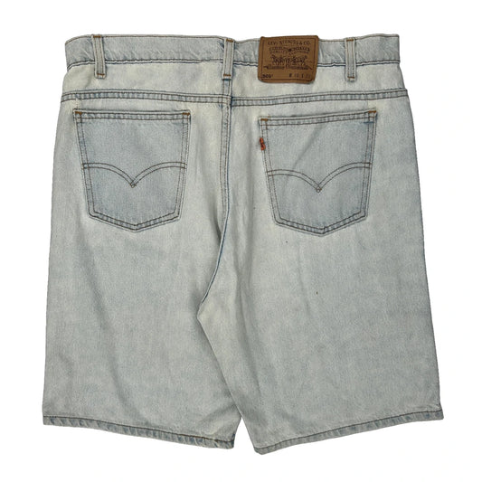 Levis Denim Shorts - 36W 10L Light Wash Denim