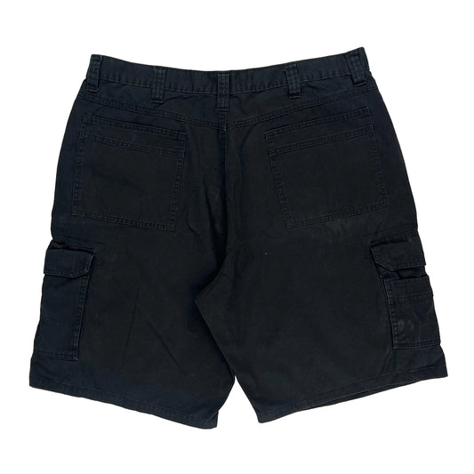 Wrangler Cargo Shorts - 37W 11L Black Cotton