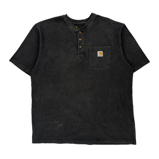 Carhartt T-Shirt - Large Black Cotton