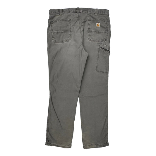 Carhartt Double Knee Carpenter Trousers - 38W 32L Grey Cotton