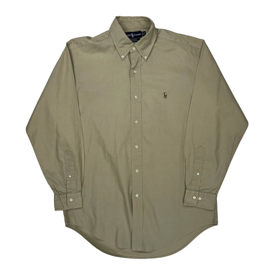 Yarmouth Ralph Lauren Shirt - Medium Beige Cotton