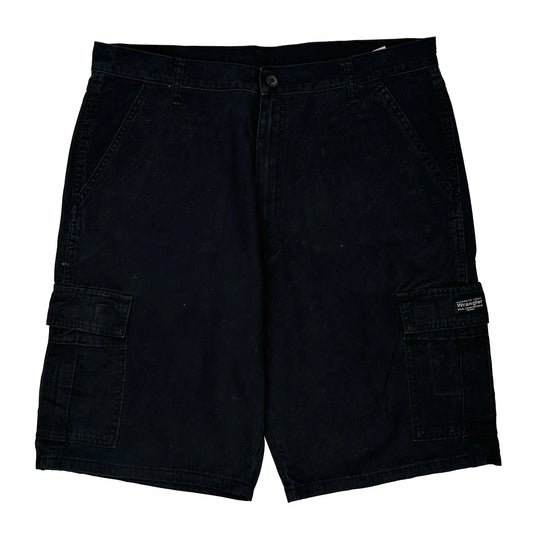 Wrangler Cargo Cargo Shorts - 36W 9L Black Cotton