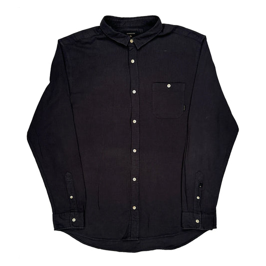 Quiksilver Shirt - XL Black Cotton