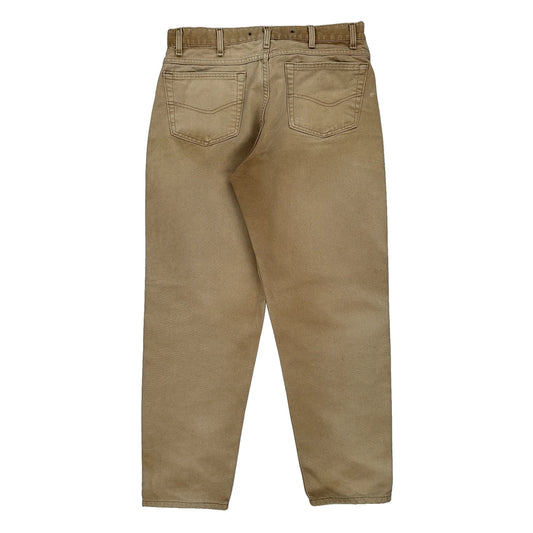 Carhartt Trousers - 34W 30L Beige Cotton