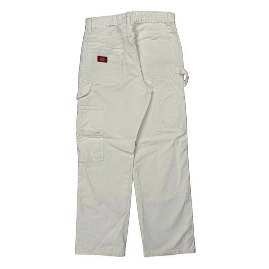 Vintage Dickies Carpenter Trousers - 27W 29L White Cotton