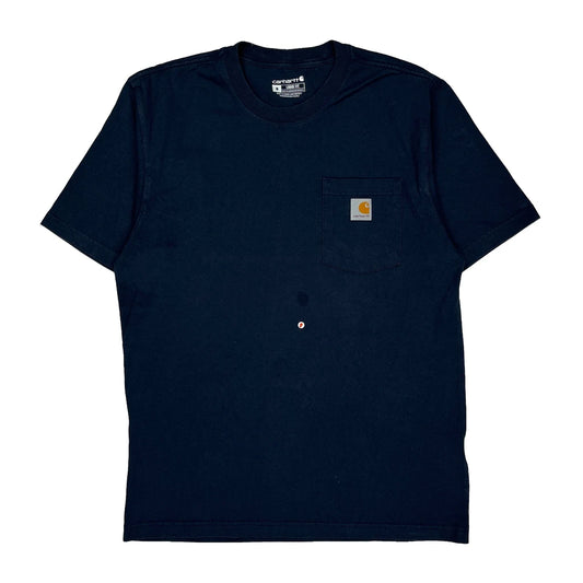 Carhartt T-Shirt - Medium Navy Cotton