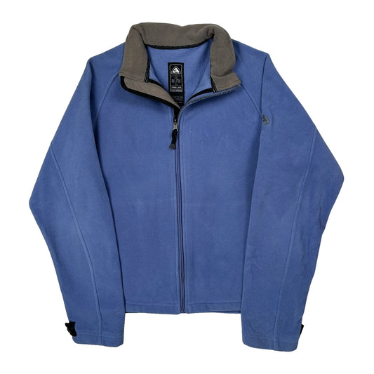 Vintage Nike Acg Fleece Jacket - Large Blue Polyester