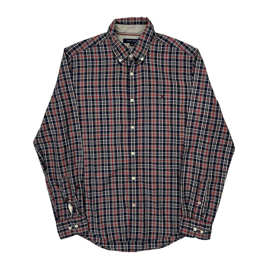 Tommy Hilfiger Checked Shirt - Medium Multicoloured Cotton