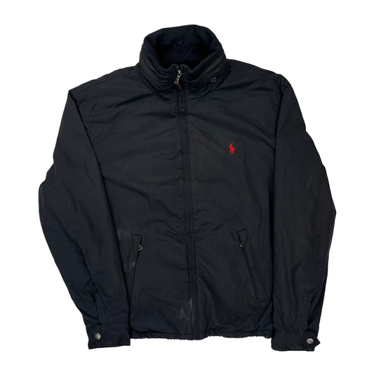 Polo By Ralph Lauren Jacket - Large Black Polyester