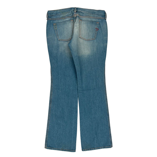 Diesel Boot Cut Jeans - 33W 32L Blue Cotton