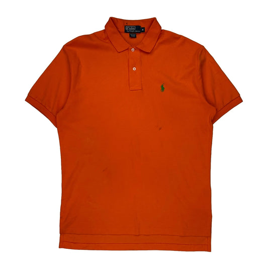 Polo By Ralph Lauren Polo Shirt - Medium Orange Cotton