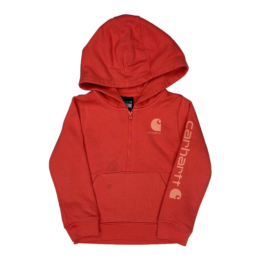 Age 3 Carhartt Hoodie - XS Red Cotton