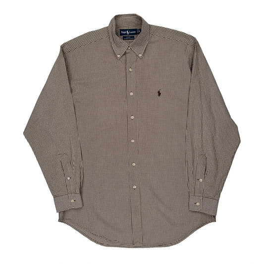 Blake Ralph Lauren Checked Shirt - Medium Brown Cotton