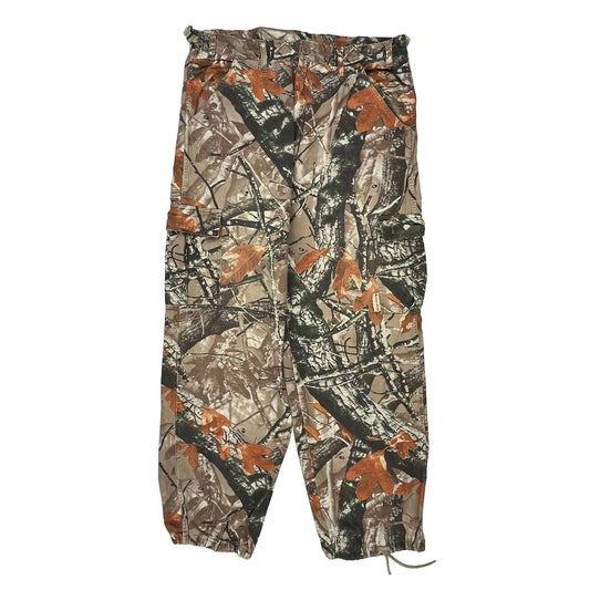 Outfitters Ridge Cargo Trousers - Large Camo Cotton
