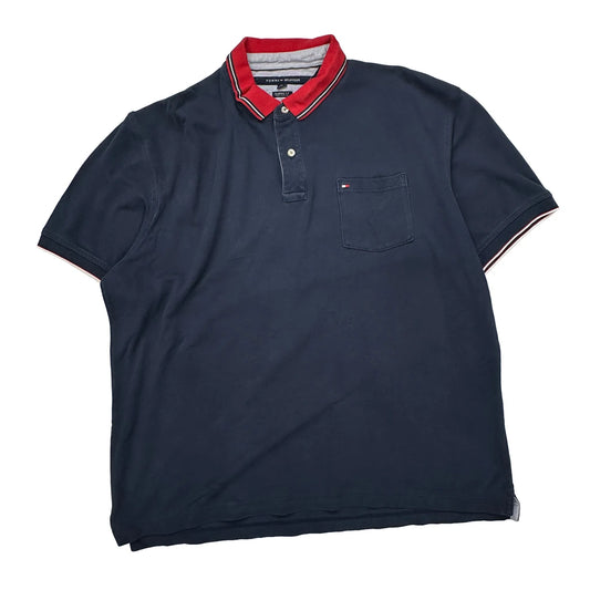 Tommy Hilfiger Polo Shirt - 2XL Red Cotton