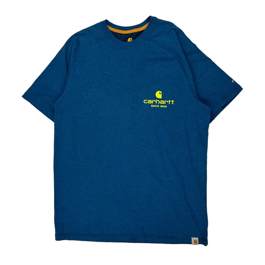 Carhartt T-Shirt - Medium Blue Cotton
