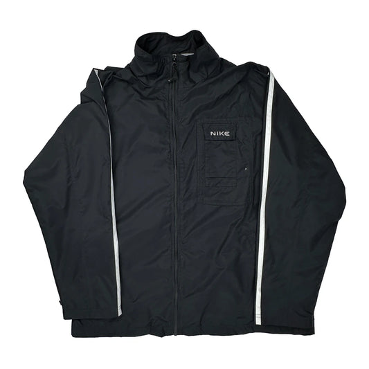 Nike Windbreaker - XL Black Polyester