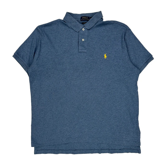 Polo By Ralph Lauren Polo Shirt - Large Blue Cotton