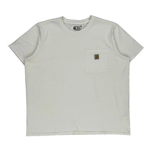 Carhartt T-Shirt - XL White Cotton