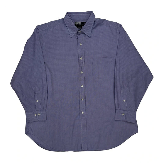 Polo By Ralph Lauren Checked Shirt - 2XL Blue Cotton