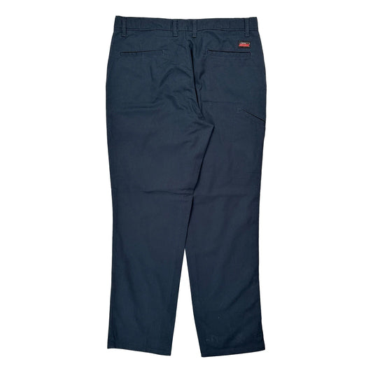 Vintage Dickies Trousers - 34W 32L Navy Polyester Blend