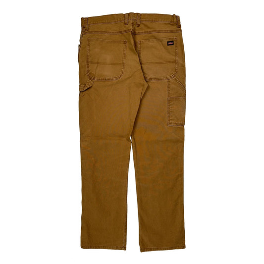Vintage Dickies Carpenter Trousers - 35W 33L Brown Cotton
