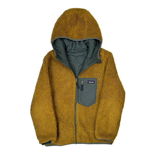 Vintage Patagonia Fleece Jacket - Small Brown Polyester